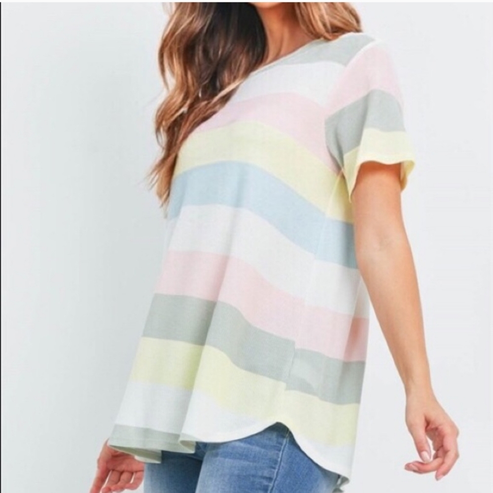 Colorful Stripes Top - Large - Picture 4 of 5